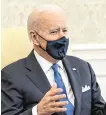  ??  ?? US President Joe Biden