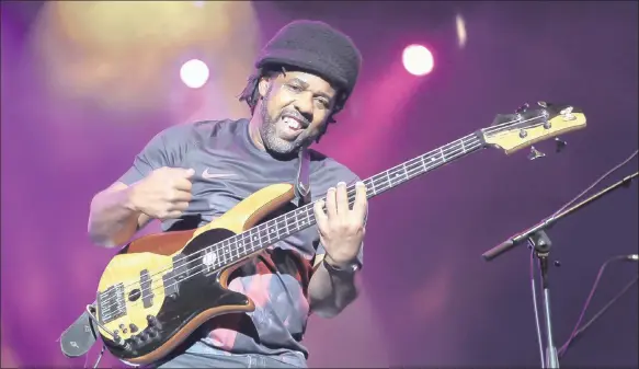  ?? PICTURE: MOTSHWARI MOFOKENG ?? US bassist Victor Wooten at the Basil ‘Manenberg’ Coetzee stage during the Cape Town Internatio­nal Jazz Festival last year. The festival annually boasts more than 40 artists.