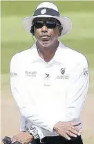  ?? ?? Trinidadia­n umpire Joel Wilson