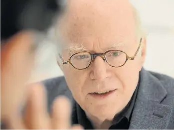  ?? LUCIANO THIEBERGER ?? Richard Sennett en Buenos Aires, en junio de 2018.