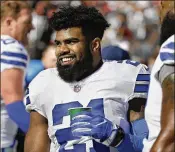  ?? ERIC RISBERG / ASSOCIATED PRESS ?? Dallas star Ezekiel Elliott’s status after Sunday will be decided by the 2nd U.S. Circuit Court of Appeals, perhaps as early as next week.