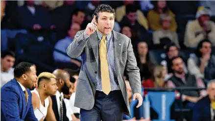  ?? HYOSUB SHIN / HSHIN@AJC.COM ?? After winning eight conference games and being voted ACC Coach of the Year during his first season, Tech third-year coach Josh Pastner has continued to struggle to build a strong offense. “I know it’s been frustratin­g,” Pastner said.