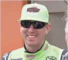  ?? JEROME MIRON/USA TODAY SPORTS ?? Points leader Kyle Busch is one of the favorites at Bristol this weekend.