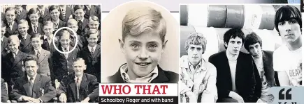  ??  ?? WHO THAT Schoolboy Roger and with band