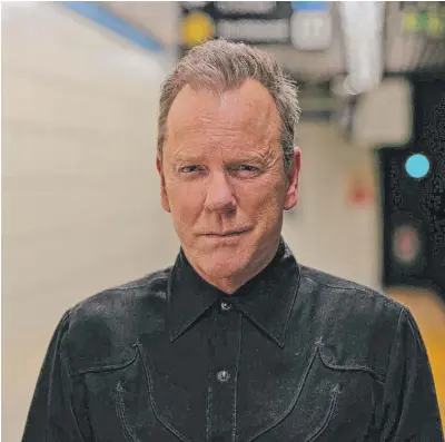  ?? CLAYTON COOPER ?? For the first time in over a decade, Kiefer Sutherland was off the road and at home for an extended time because of the pandemic. He couldn’t help but feel gratitude for his career and everyone in his life, he says.