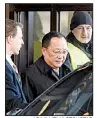  ?? AP/VILHELM STOKSTAD ?? Ri Yong Ho, North Korean foreign minister, leaves the Swedish government building in Stockholm after a meeting Friday with Prime Minister Stefan Lofven.