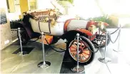 ??  ?? TIMELESS RIDE: A 1913 Buick at the conference in Sandton