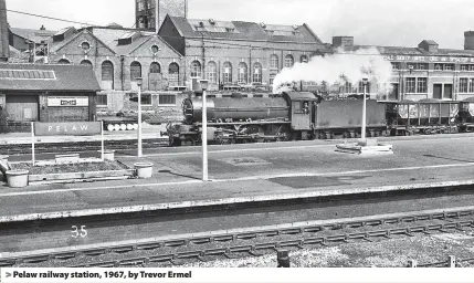  ?? ?? > Pelaw railway station, 1967, by Trevor Ermel