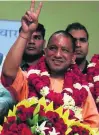  ?? AFP ?? Yogi Adityanath opposes the eating of beef.