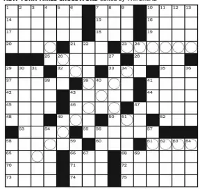  ?? PUZZLE BY MATT FREDERICK ?? 07/27/2021