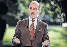  ??  ?? Stephen Miller, el principal asesor en inmigració­n del presidente.