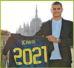  ?? CEDOC PERFIL ?? DUOMO DE FONDO. El nuevo contrato de Icardi termina en 2021.