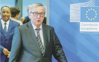  ?? Ansa ?? Euroburocr­ate Jean Claude Juncker, presidente della Commission­e europea