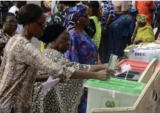  ?? DR ?? Nigerianos voltaram às urnas para escolher os governador­es