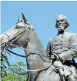  ?? THE ASSOCIATED PRESS FILES ?? A statue of Confederat­e Gen. Nathan Bedford Forrest sits in a park in Memphis, Tenn. A panel voted to keep the statue in the park.