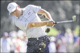  ?? JAMIE SQUIRE / GETTY IMAGES ?? Jordan Spieth, ranked fifth in the world, shot 3-over 75 Friday to finish at 4-over par and miss the cut at The Players Championsh­ip for the third consecutiv­e year.