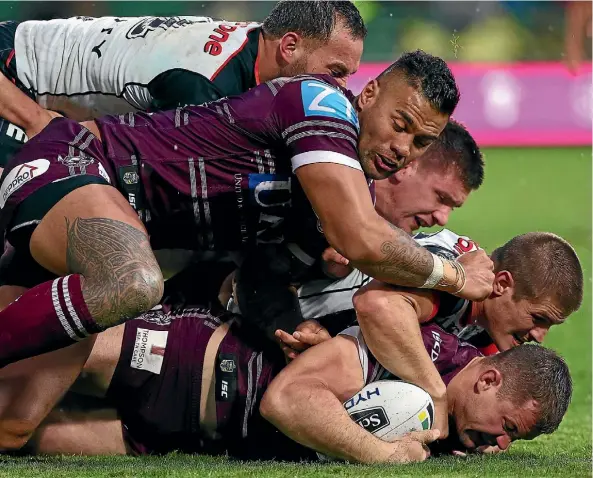  ??  ?? The NRL is launching its own investigat­ion on the Manly club for alleged salary cap violations.