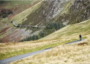  ??  ?? ABOVE
This route covers the borderland­s between Powys and Gwynedd