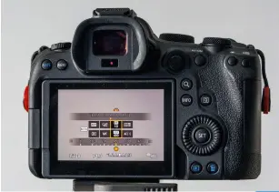  ?? ?? Canon’s EOS R6 Mark II M-FN button accesses many functions, but this can lead to confusion for some photograph­ers