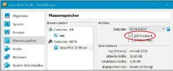  ??  ?? Befindet sich Ihr virtueller LinuxMint-PC auf einem SSD-Laufwerk, aktivieren Sie die Checkbox „SSD-Laufwerk“.