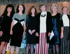  ?? PHOTO COURTESY STRATHMORE TOWN & COUNTRY CLUB ?? Models show off fashions at the 2018 fashion show.