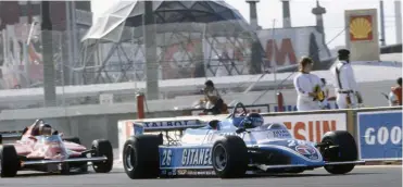  ?? Photo: Formula1.com, Jakob Ebrey, Motorsport Images ?? Jacques Laffite hustled his Ligier around the Caesars Palace Grand Prix turns in 1981