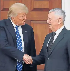  ?? (AP) ?? James Mattis. Futuro secretario de Defensa de Estados Unidos.