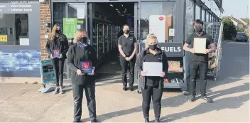  ??  ?? Staff at the Londis store