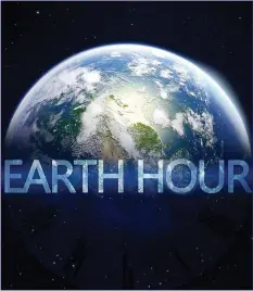  ??  ?? What will your drop in the ocean be for Earth Hour?