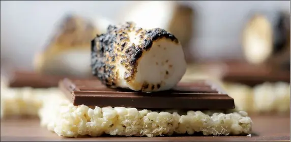  ?? Food styling/KELLY BRANT Crisped Rice S’mores Arkansas Democrat-Gazette/JOHN SYKES JR. ??