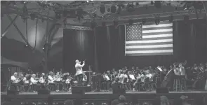  ?? RANDALL L. SCHIEBER ?? The Columbus Symphony will perform “Patriotic Pops” on Saturday at the John F. Wolfe Columbus Commons.