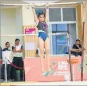  ?? HT ?? Riddhi Hattekar has won two medals in the Khelo India Games.