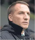  ??  ?? Celtic boss Brendan Rodgers.