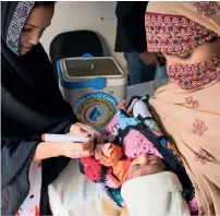  ??  ?? A total of 371.1 million units of polio vaccines were administer­ed to children in four provinces in Pakistan between 2014 and 2018.