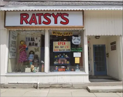  ?? JORDANA JOY — THE MORNING JOURNAL ?? Ratsy’s Store, 27 S. Main St. in Oberlin, reopened May 13.