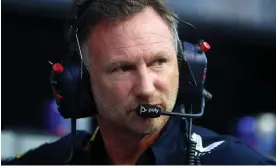  ?? ?? Red Bull team principal Christian Horner Photograph: Dan Istitene/Formula 1/Getty Images