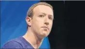  ?? BLOOMBERG/FILE ?? Facebook CEO Mark Zuckerberg