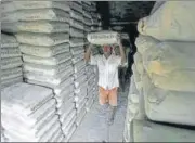  ?? REUTERS ?? After profitabil­ity dipped to multi-year lows in Q2, cement producers may now get respite on the margins front.