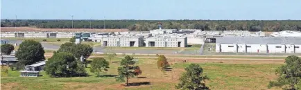  ?? FRANCOIS PICARD/AFP VIA GETTY IMAGES ?? Monday’s complaint asks the U.S. District Court to declare the Texas Department of Criminal Justice’s policy unconstitu­tional. Above, the Allan B. Polunsky Unit in Livingston, Texas.