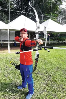  ?? FOTO ?? Adrián Puentes, figura del arco centroamer­icano y del Caribe que competirá en el Nacional de Medellín.