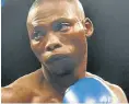  ??  ?? Zolani Tete was set for a title bout but had to withdraw due to injury.