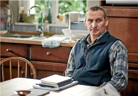  ??  ?? Christophe­r Eccleston plays Morris, a retired brewer and man’s man who struggles to cope with his grandson’s autism on The A Word.