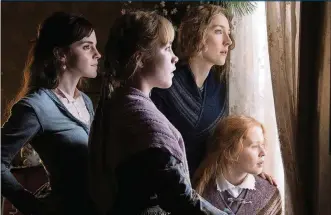  ?? CONTRIBUTE­D ?? The March sisters of “Little Women” are played by (from left) Emma Watson, Florence Pugh, Saoirse Ronan and Eliza Scanlen.