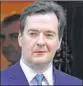  ??  ?? GEORGE OSBORNE: We are out of intensive care.