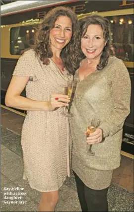  ?? PHOTO: GETTY IMAGES ?? Kay Mellor with actress daughter Gaynor Faye