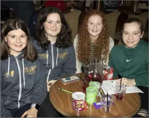  ??  ?? Lucy Caulfield, Isabella Caulfield, Aoibhe Cleary and Emma Daly.