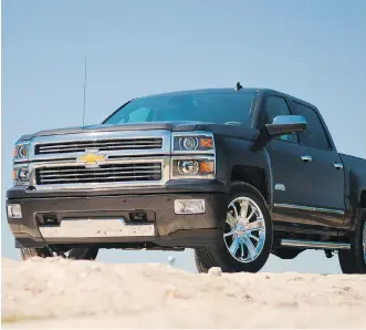  ?? NICK TRAGIANIS ?? GM pickups from 2014 and 2015, the Chevrolet Silverado and GMC Sierra, are being recalled over seatbelt cables that can fail in a crash.