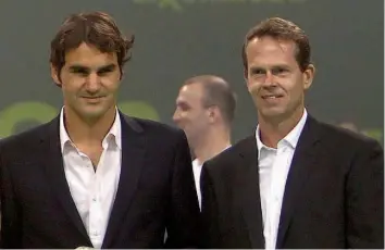  ??  ?? Tennis great Stefen Edberg says if anyone can go past Roger Federer’s grand slam wins, it is Rafael Nadal.