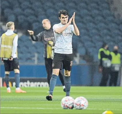  ?? FOTO: GETTY ?? Eric Garcia ha visto como su deseo de fichar por el Barça le costó minutos en el City, aunque la selección le ha devuelto al campo