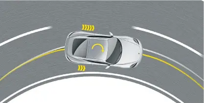  ??  ?? By braking the inside wheel (which tends to lift and lose traction during highspeed cornering) and providing more drive to the outside wheel (which is being pressed into the road), torque vectoring allows a car to corner faster.